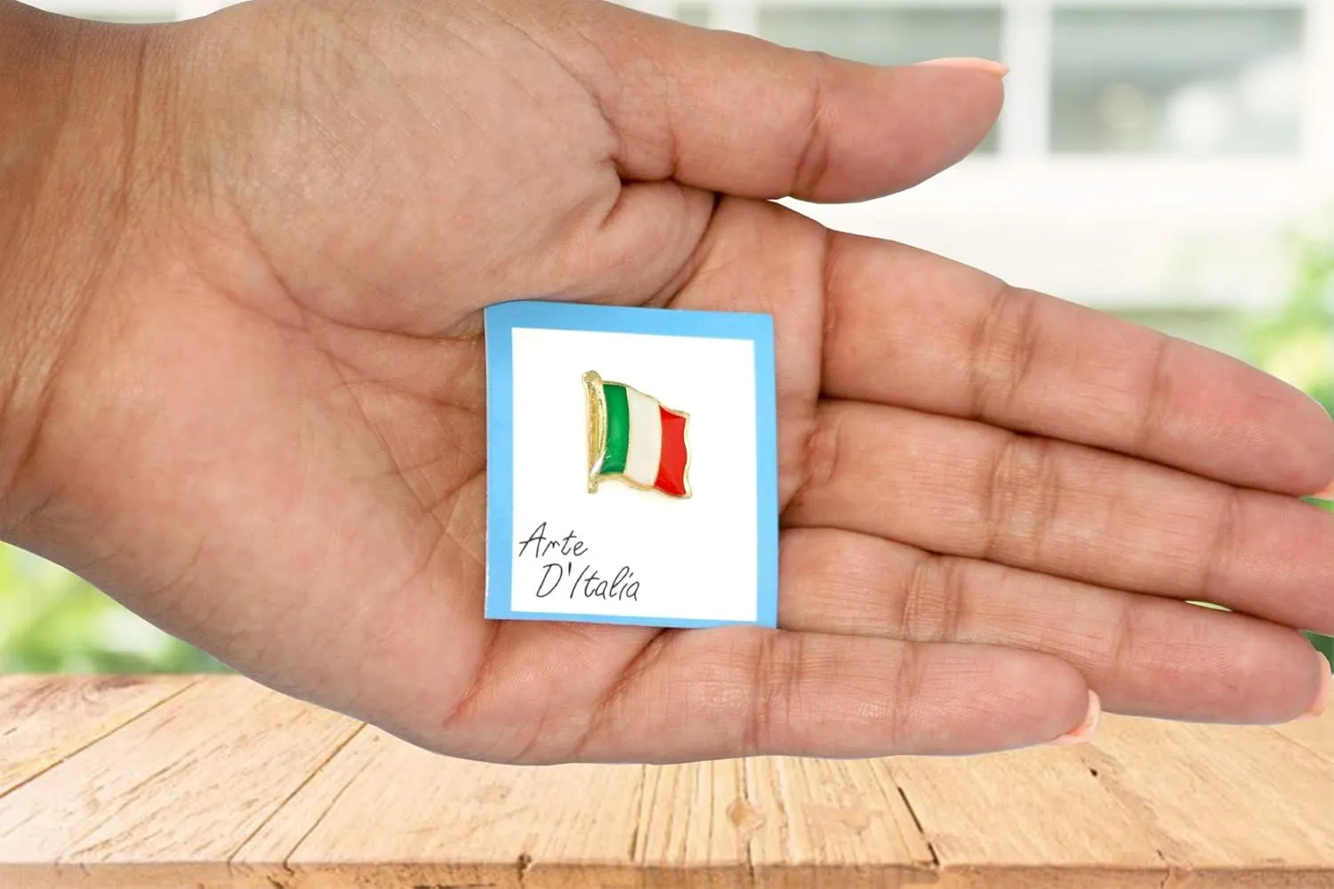 Italian Flag Lapel Pin  From Italy Collection of Italian Pride Products at PSILoveItaly fba