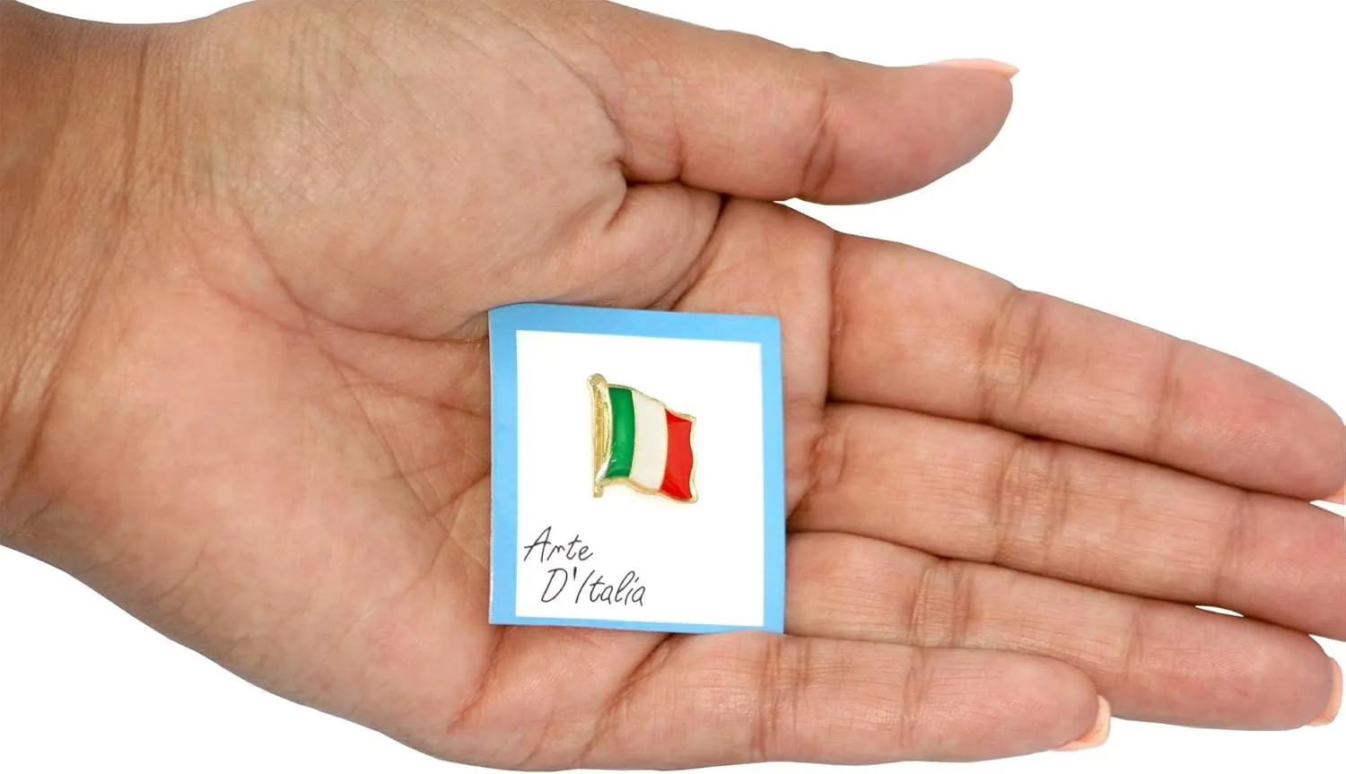 Italian Flag Lapel Pin  From Italy Collection of Italian Pride Products at PSILoveItaly fba