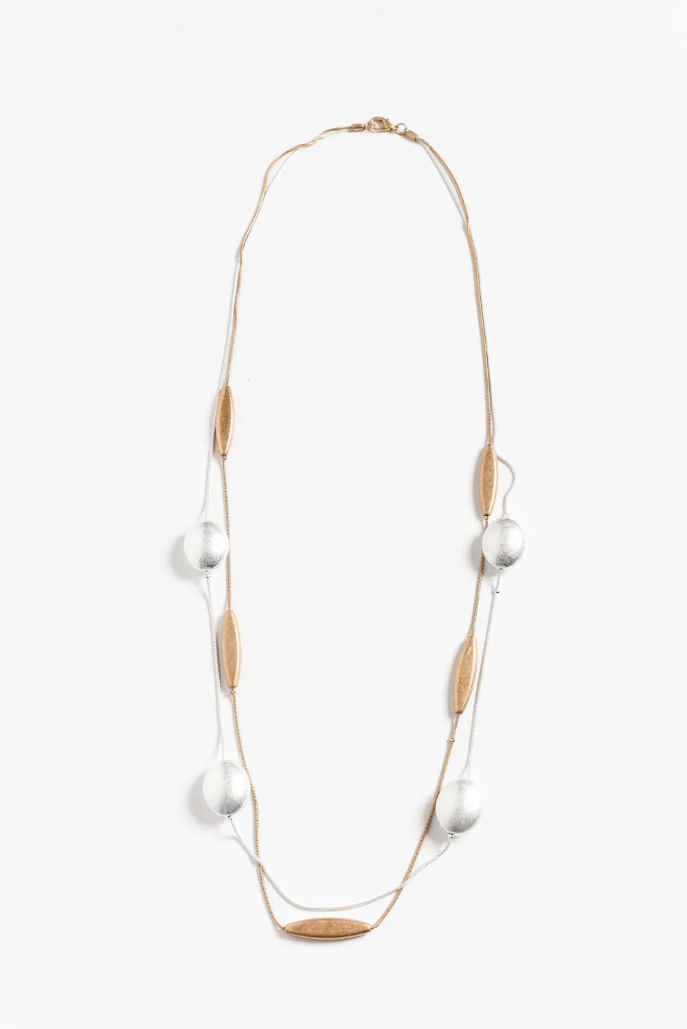 Kailani Metallic Bead Necklace