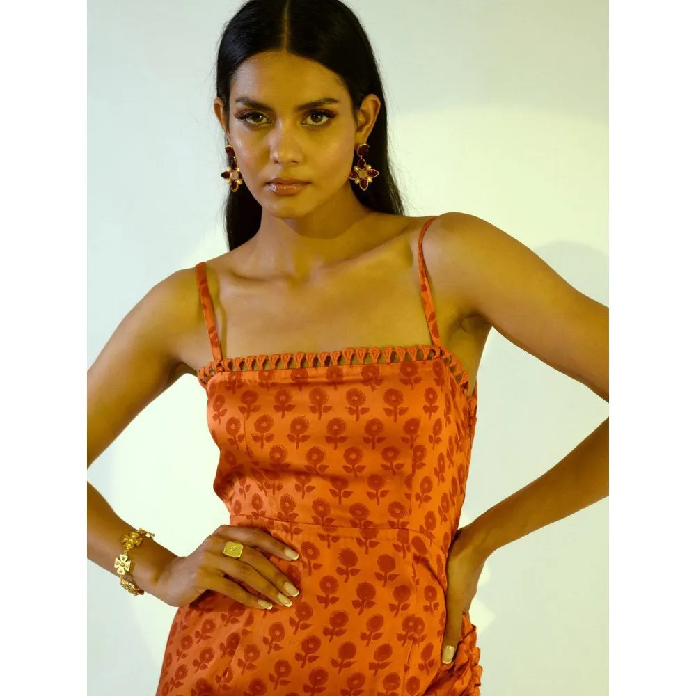 Kalakaari By Sagarika Ruby Dress