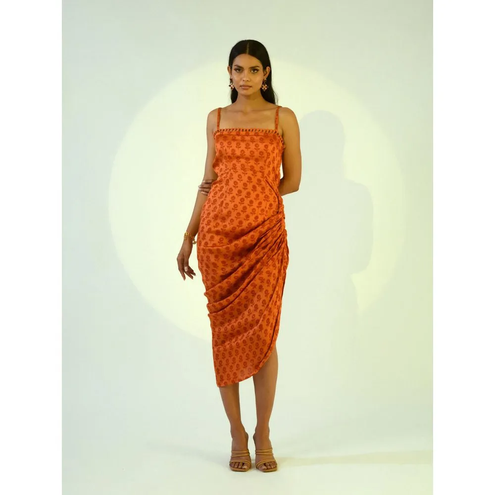Kalakaari By Sagarika Ruby Dress