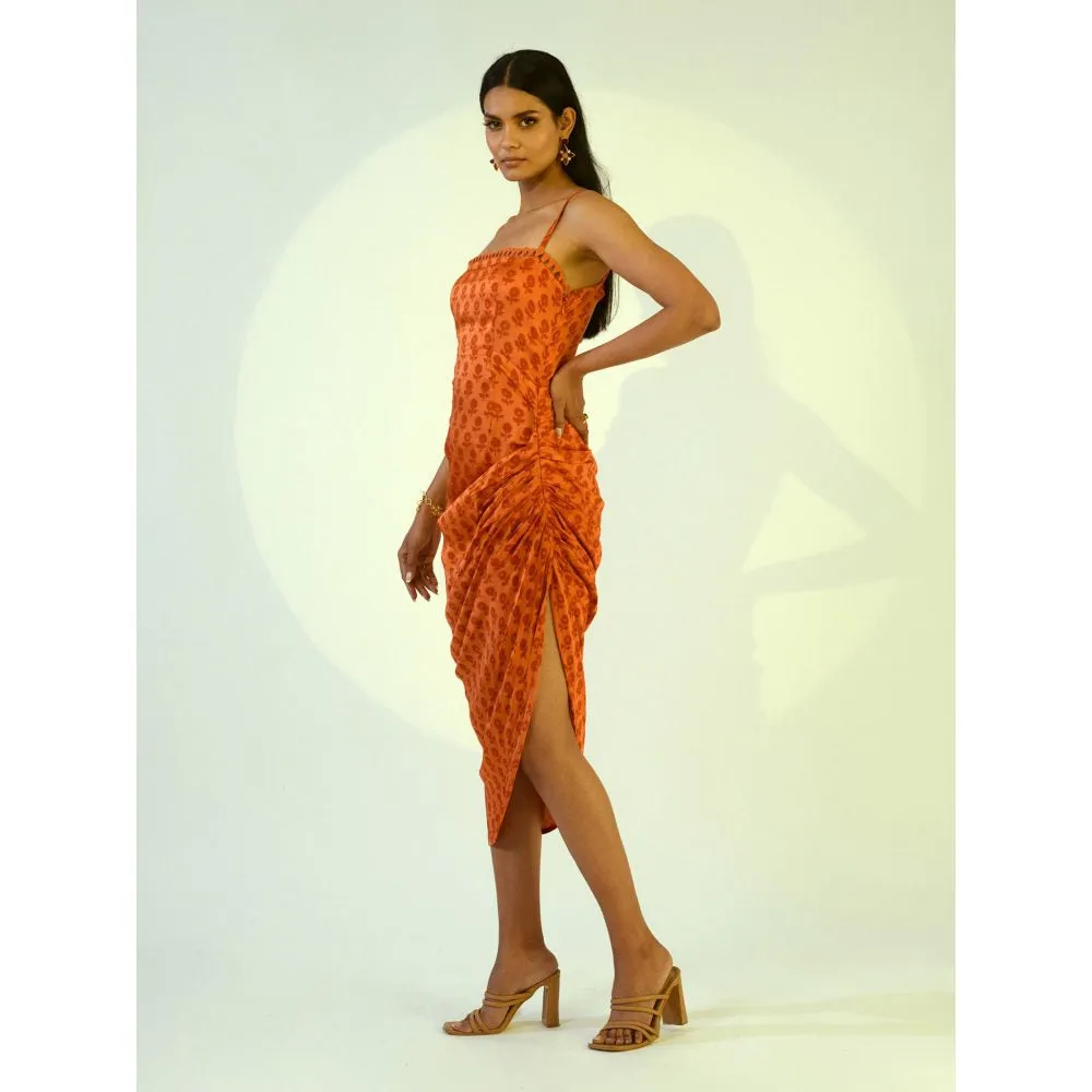 Kalakaari By Sagarika Ruby Dress