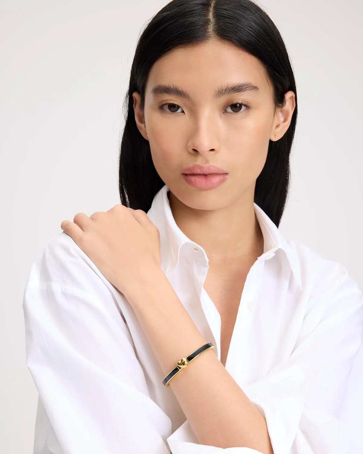 kate spade new york enamel hinged bangle