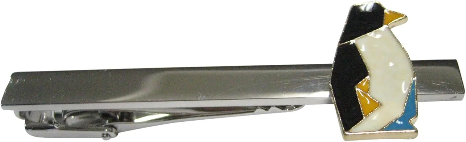 Kiola Designs Colorful Origami Penguin Bird Tie Clip