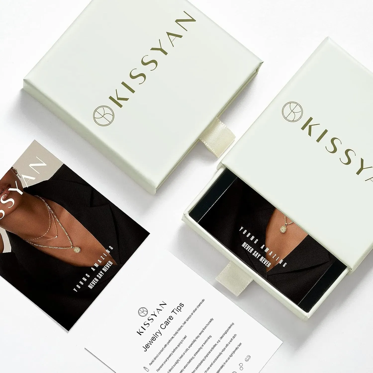 KissYan Healing Crystal Necklace, 14K Gold Plated Natural Stone Pendant Necklace Reiki Quartz Amethyst Citrine Gemstone Spiritual Jewelry Gifts for Women Girls