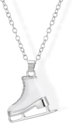 LIKGREAT Ice Skate Adjustable Necklace Ice Skating Charm Pendant Necklace Alloy Figure Skating Accessories for Women