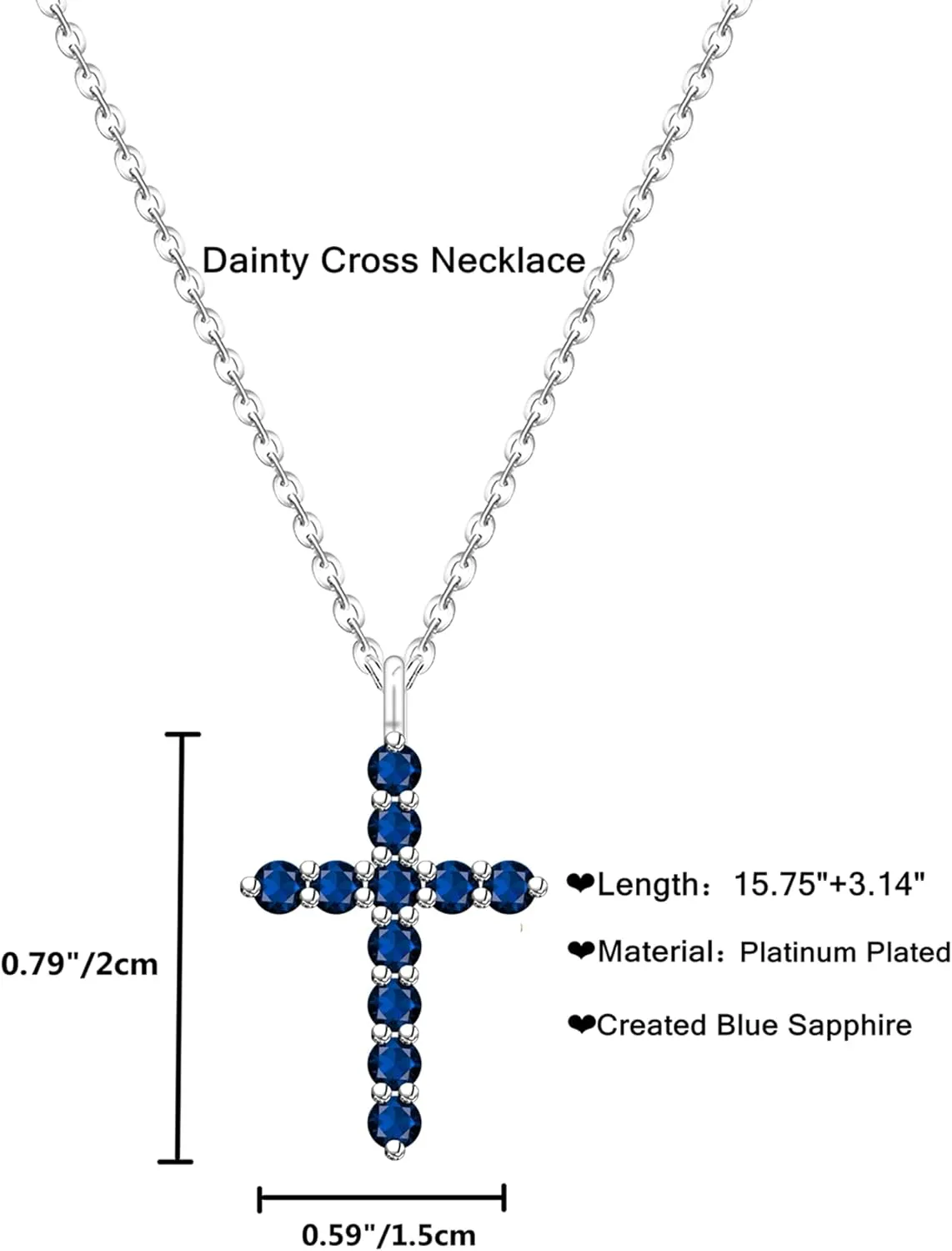 LMXXVJ Cross Necklace for Women,Cubic zirconia Cross Necklace Pendant Jewelry,Birthday Anniversary Festival Prom Gift