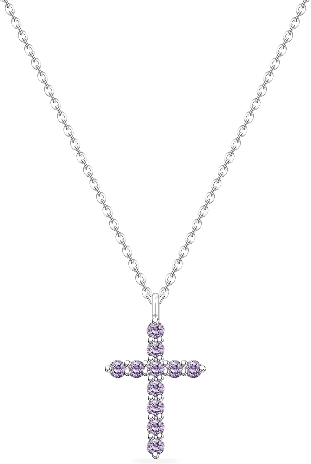 LMXXVJ Cross Necklace for Women,Cubic zirconia Cross Necklace Pendant Jewelry,Birthday Anniversary Festival Prom Gift
