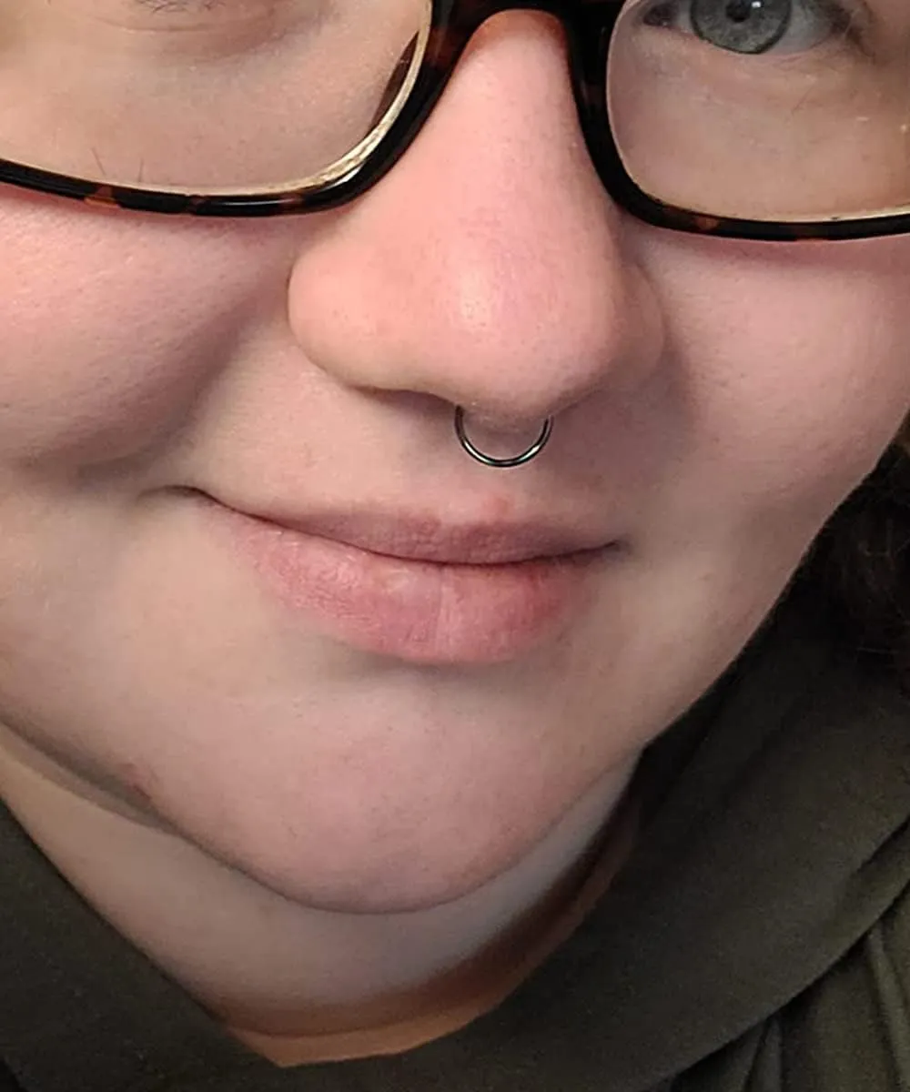Longita Fake Piercings - Nose Ring, Eyebrow, Lip Ring, Labret Studs & More - Adhesive Face Jewelry