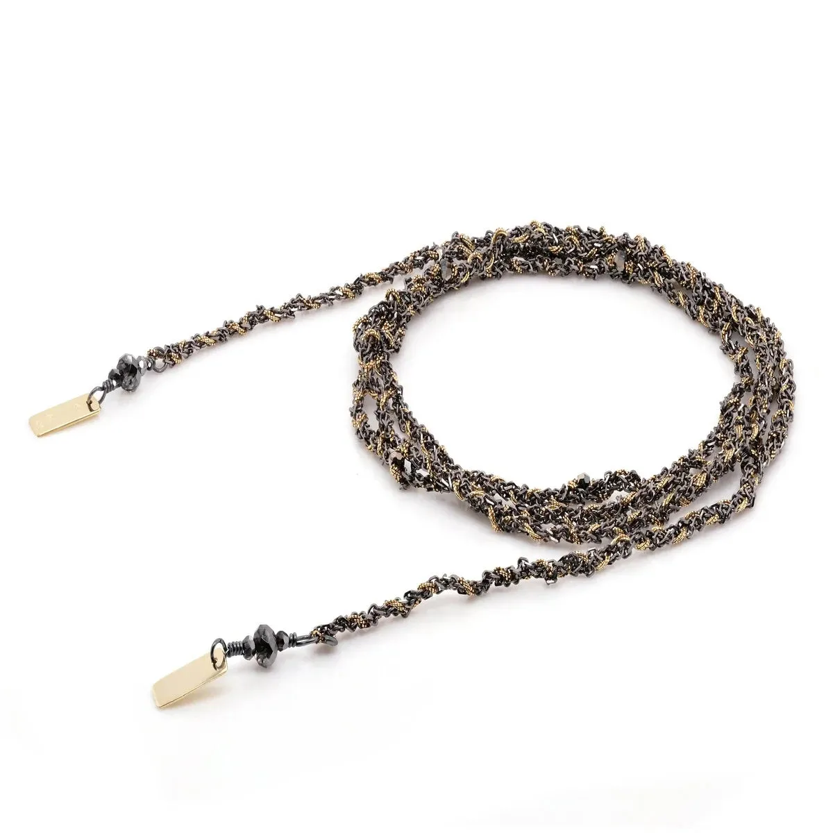 Marie Laure Chamorel Necklace 182 - Ruthenium Gold
