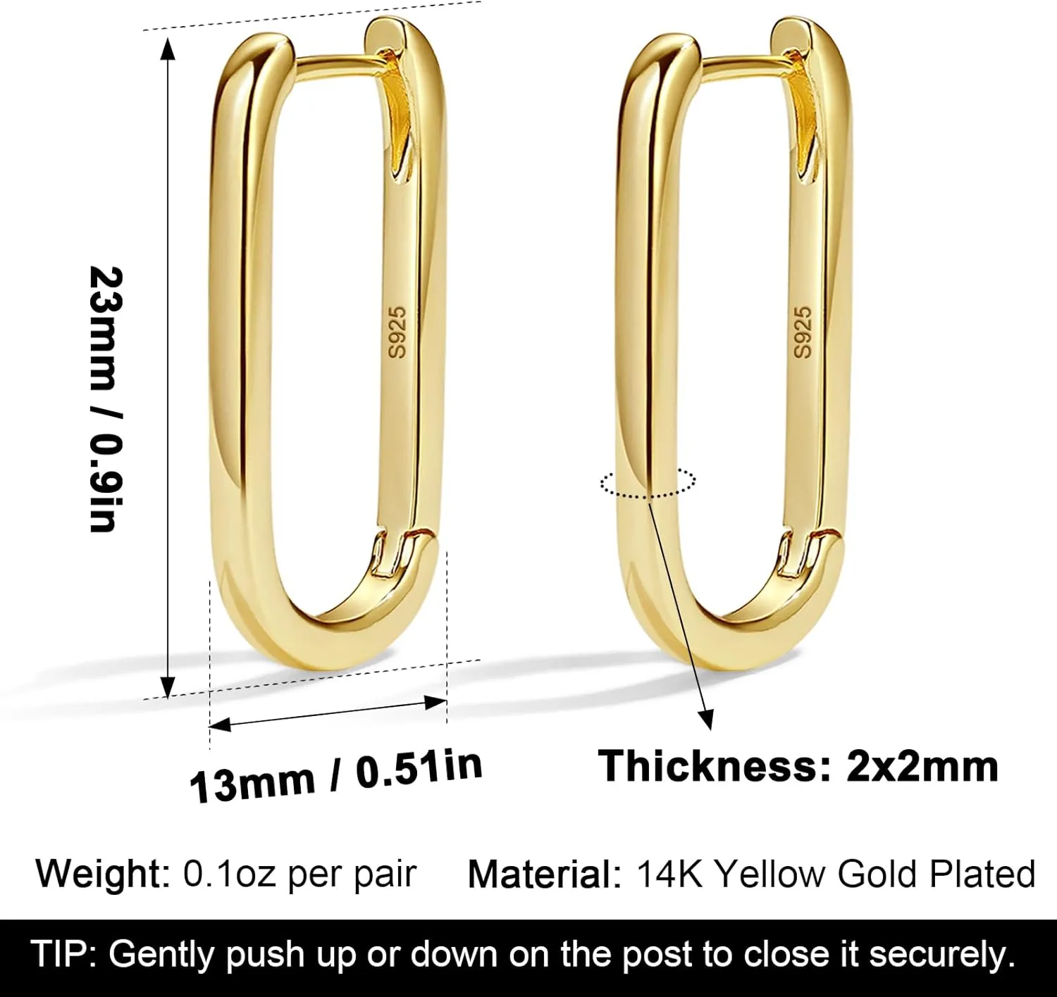 Me&Hz Gold Huggie Earrings Small Huggie Hoop Earrings for Women 14K Gold Plated Hypoallergenic Cubic Zirconia Huggies Mini Silver Hoop Earring for Women