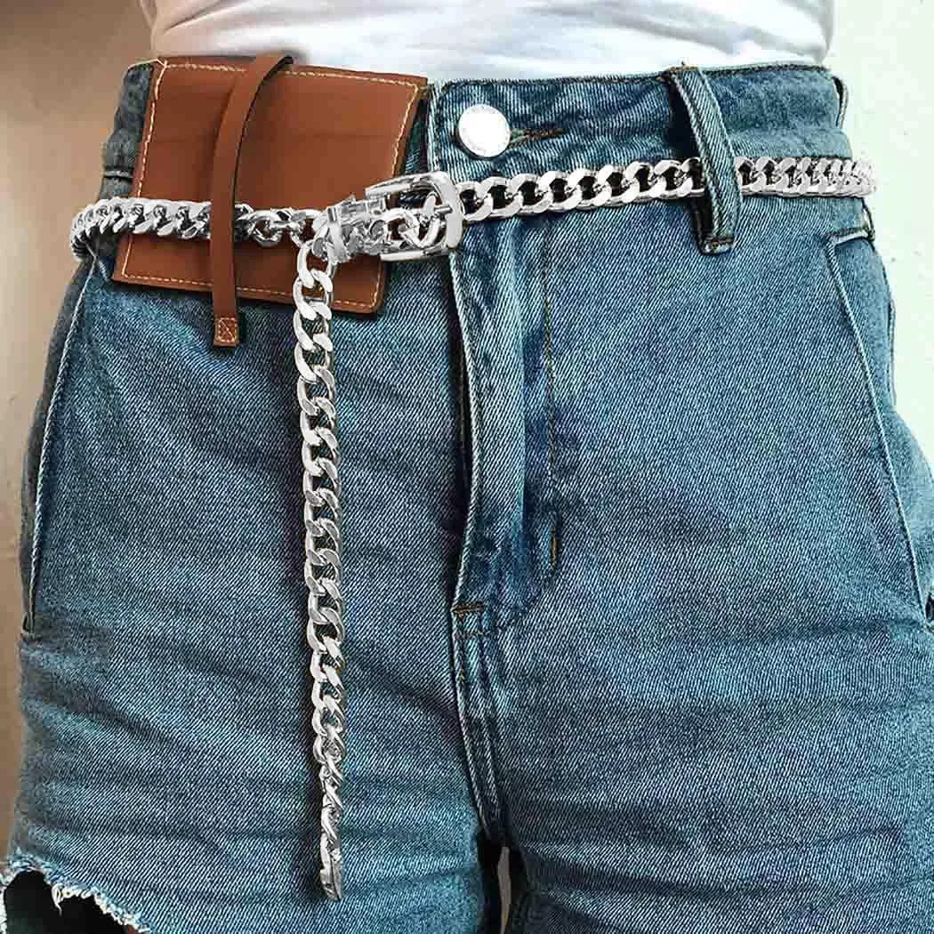 Metal Waist Chain Belt Belly Chain Chunky Belt Chain Sexy Body Chains Jewelry Accessories for Women and Girls