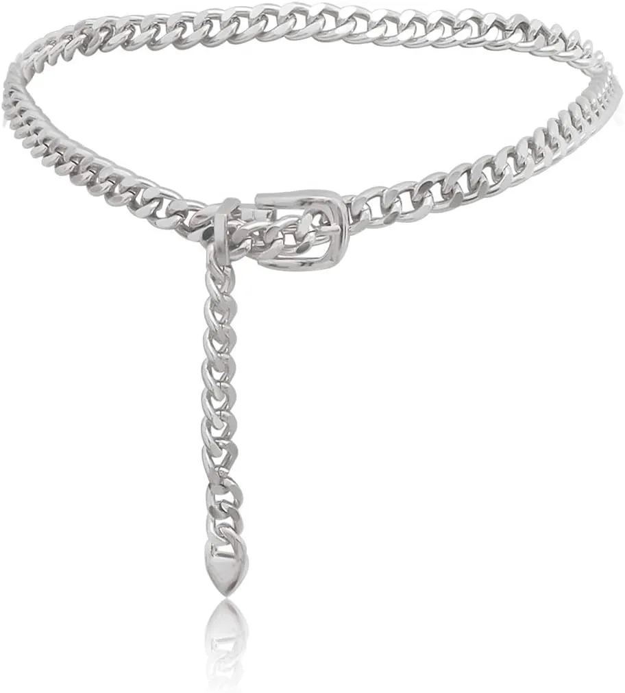 Metal Waist Chain Belt Belly Chain Chunky Belt Chain Sexy Body Chains Jewelry Accessories for Women and Girls