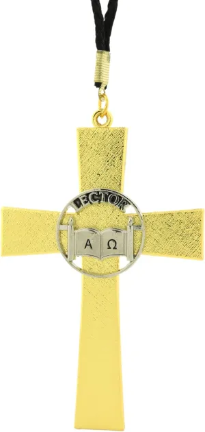 Needzo - Lector Pendant with Nylon Cord, Accessory for Church and Worship Services, Gift for New Believers, 3 Inch Charm, 28 Inch Necklace