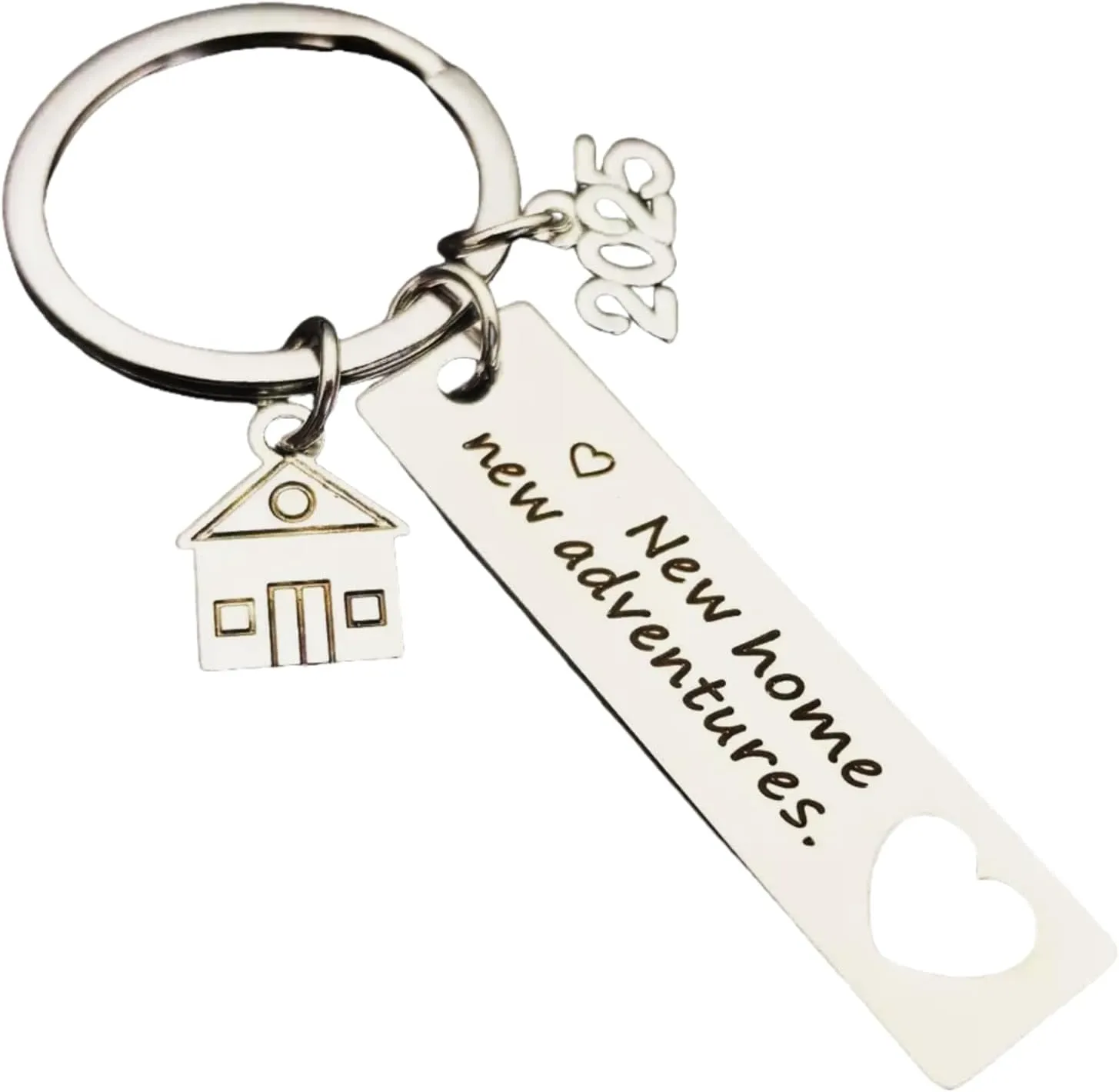 New Home Keychain 2025 House Warming Gifts Funny Key Chains Housewarming Gifts Homeowner Keyrings Present