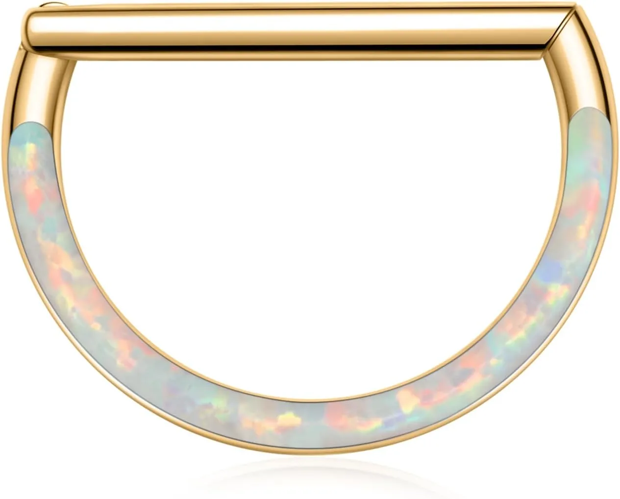Nose Ring Straight Rod Septum Jewelry 16G & 18G - Daith, Conch, Tragus & Helix Piercing Jewelry - Surgical Steel