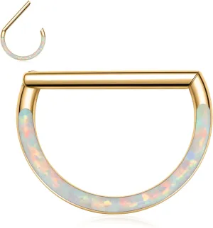 Nose Ring Straight Rod Septum Jewelry 16G & 18G - Daith, Conch, Tragus & Helix Piercing Jewelry - Surgical Steel