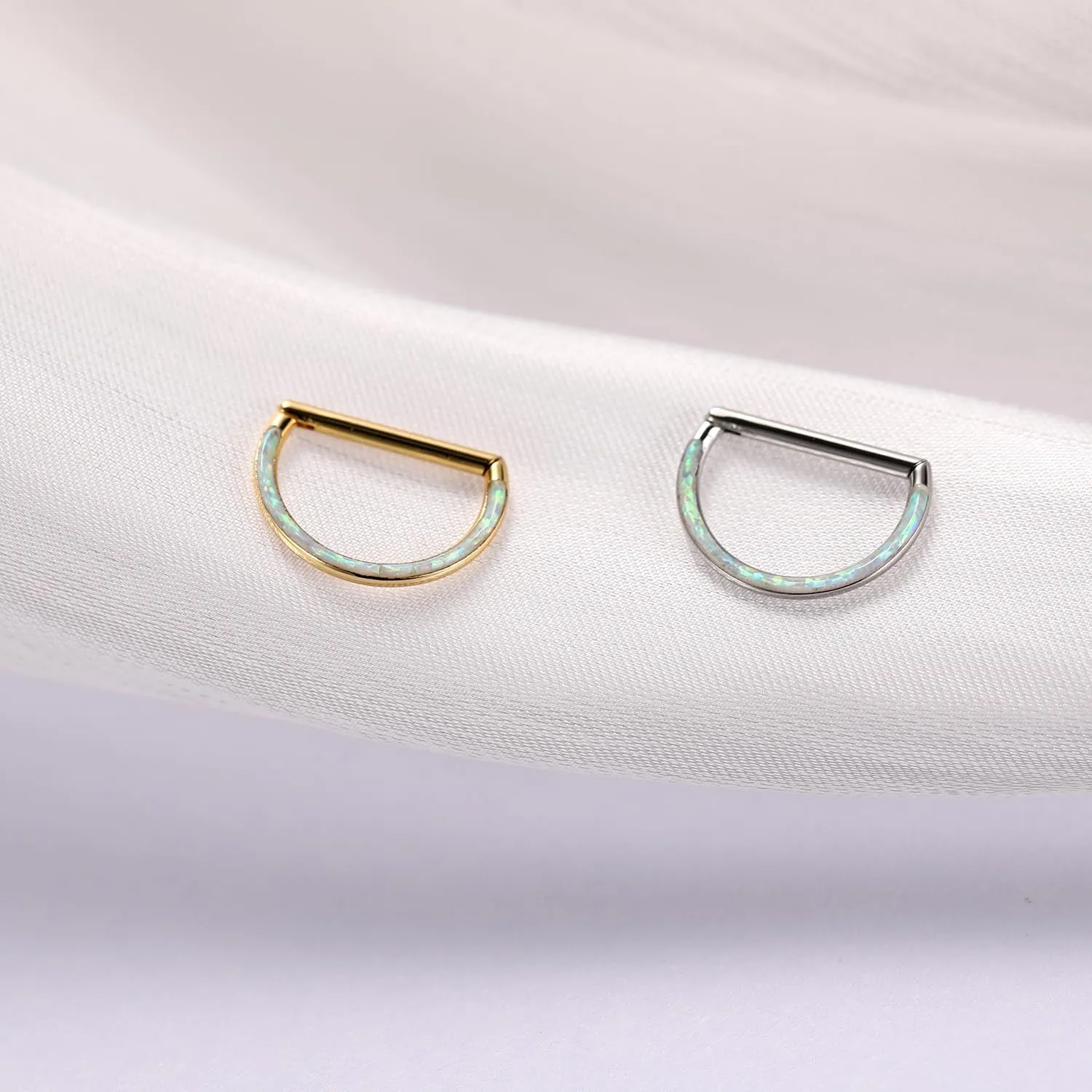 Nose Ring Straight Rod Septum Jewelry 16G & 18G - Daith, Conch, Tragus & Helix Piercing Jewelry - Surgical Steel