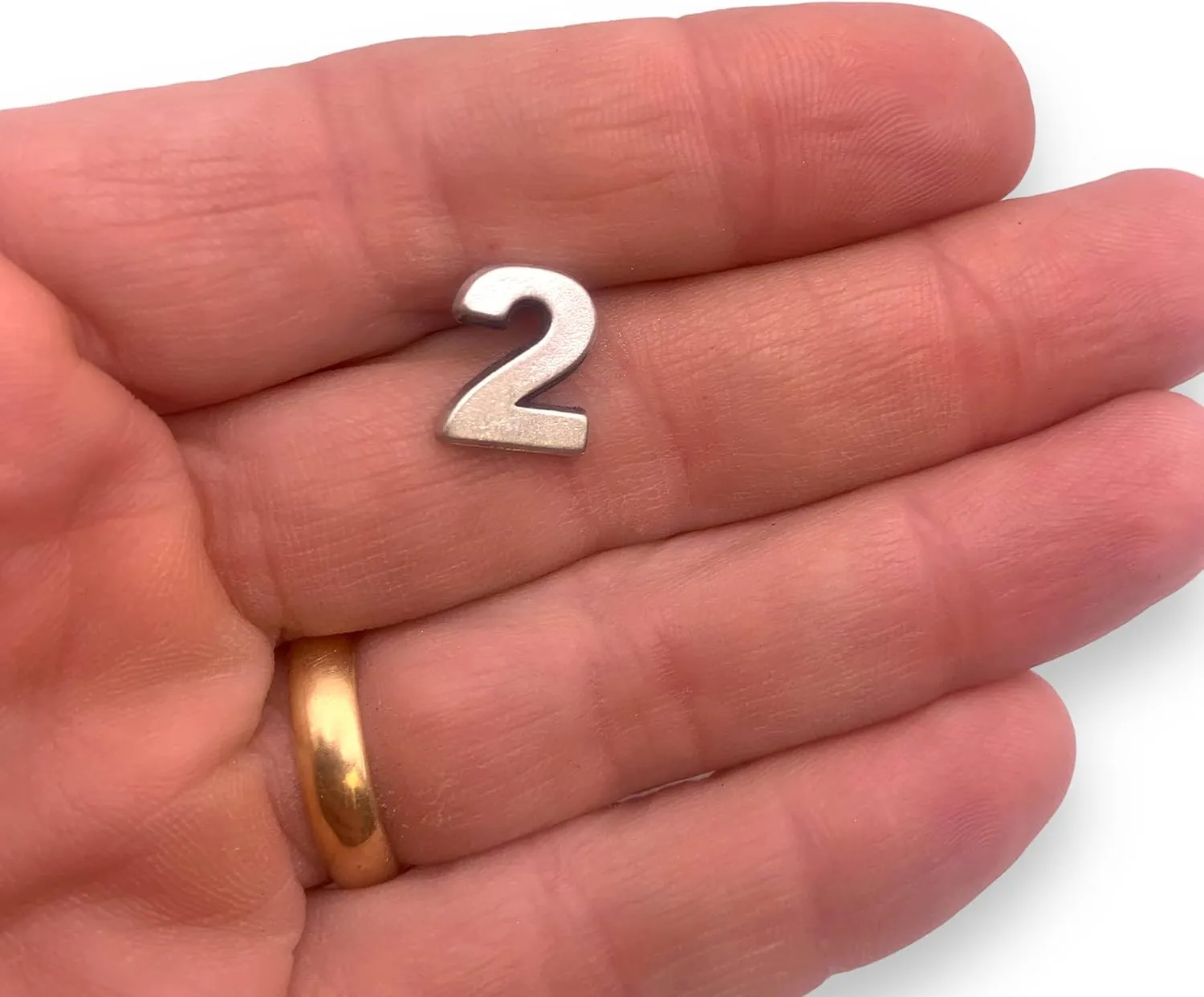 Number 2 Two Lapel Pin by StockPins