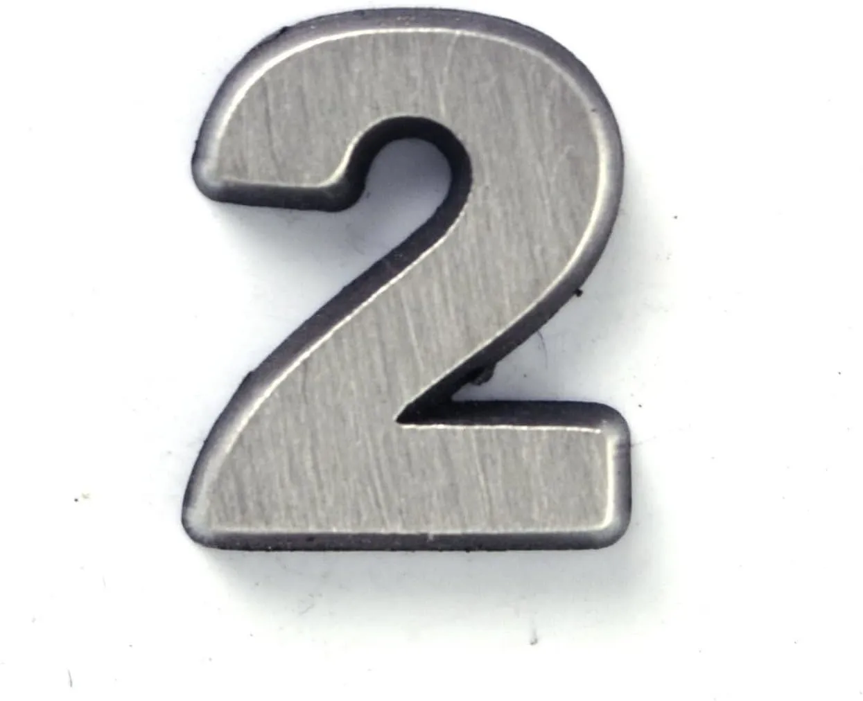 Number 2 Two Lapel Pin by StockPins