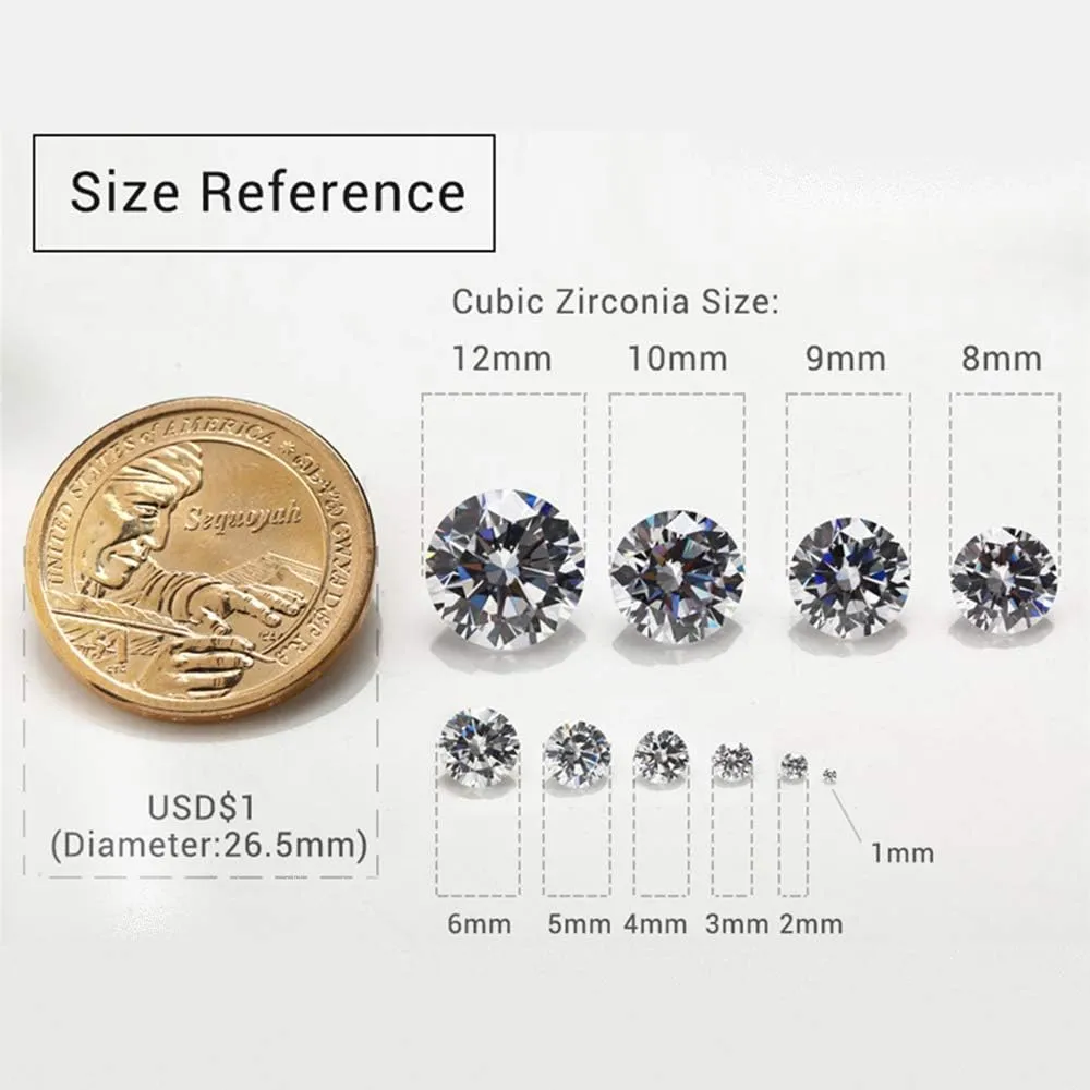 Octangle Cut 5A Cubic Zirconia Stone Mix 15 Colors Loose CZ Stones Synthetic Gemstone for Jewelry Making