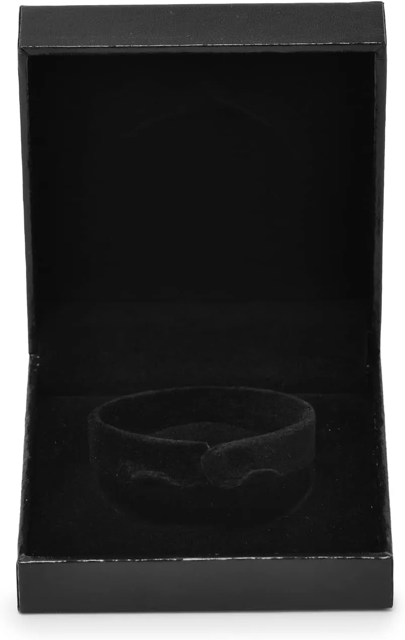 Oirlv Black Velvet Bracelet Gift Box,Jewelry Bracelet Bearer