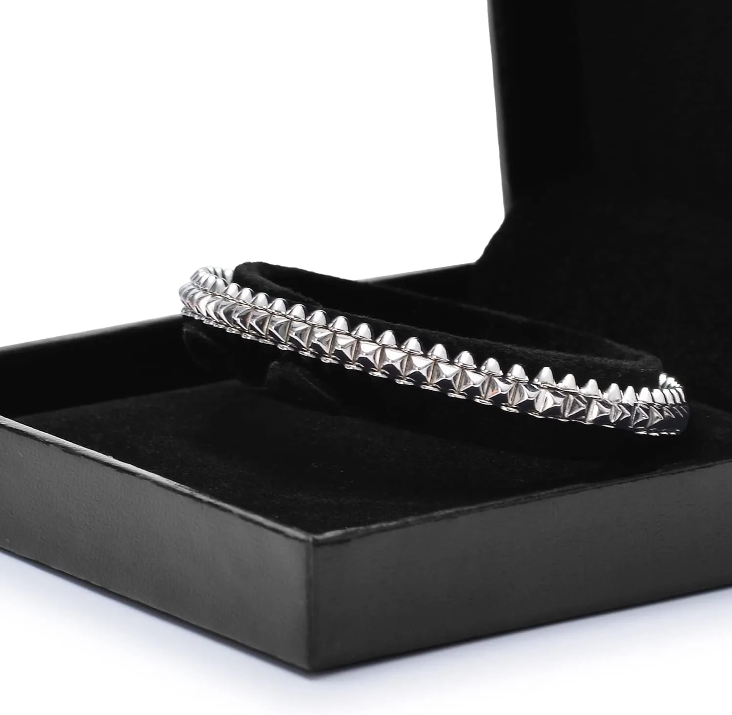 Oirlv Black Velvet Bracelet Gift Box,Jewelry Bracelet Bearer