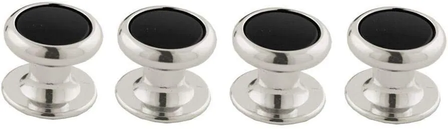 Onyx and Brass Shirt Studs