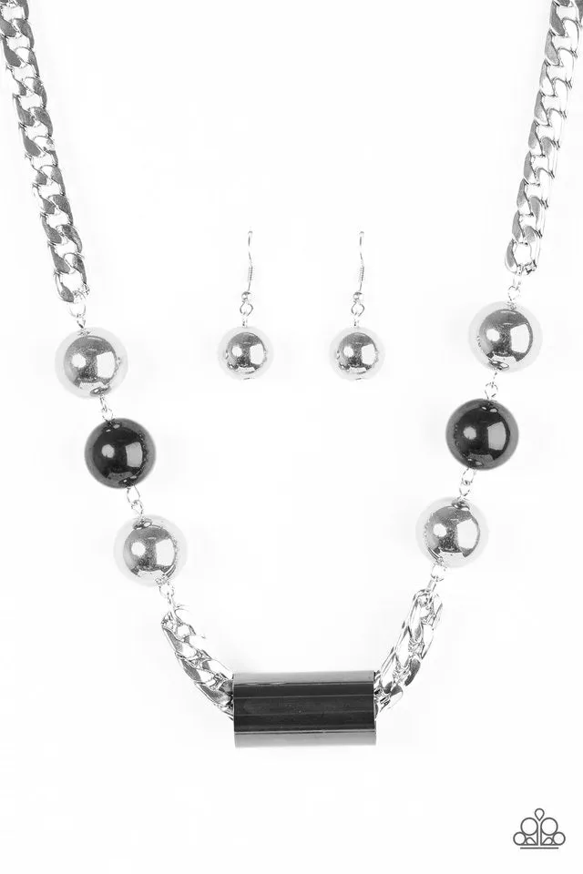 Paparazzi Accessories - All About Attitude #N232 Box 3 - Silver Necklace
