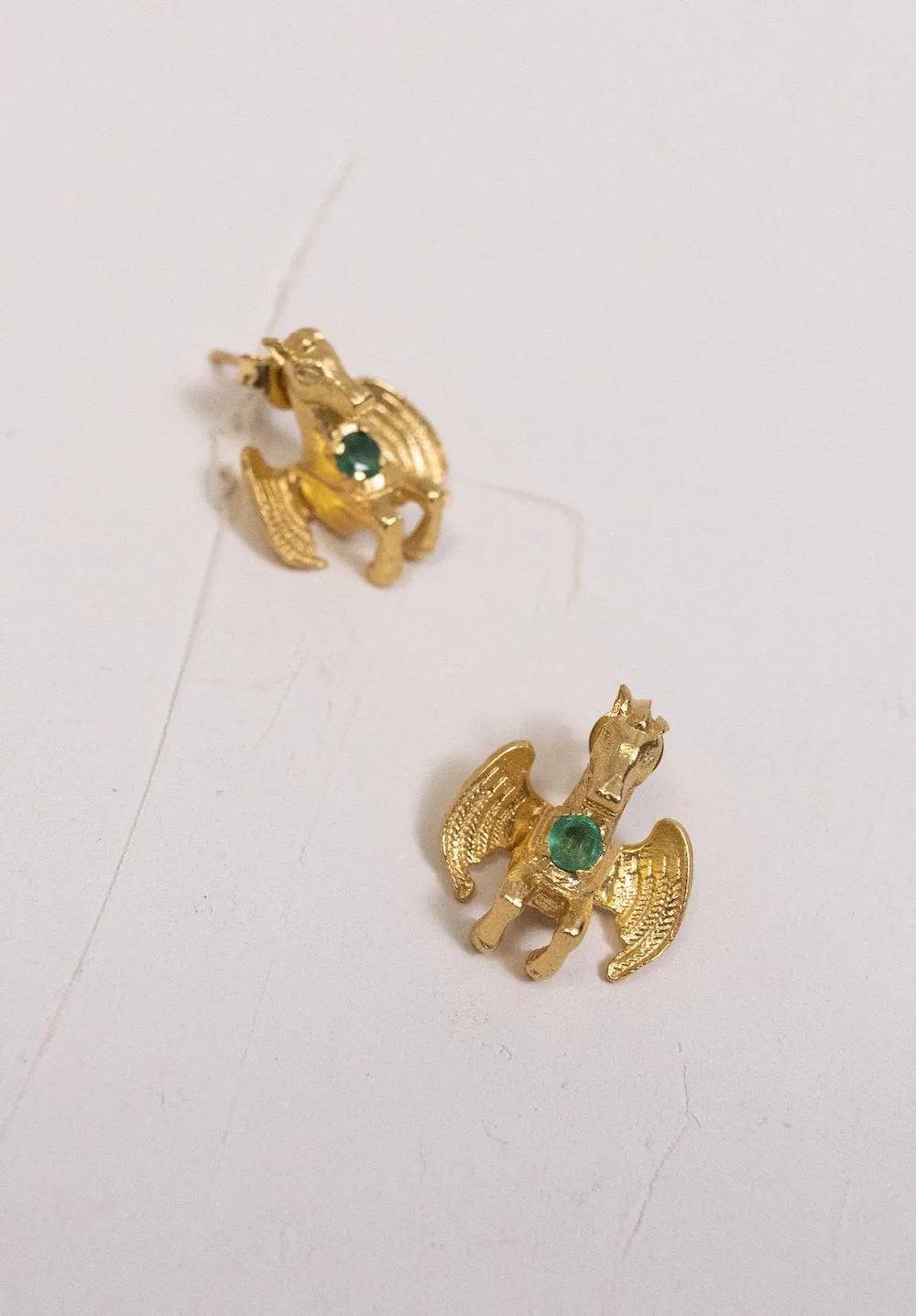 Pegasus Charm Studs