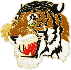 PinMart Gold and Colored Mascot Letterman's Jacket Lapel Pin