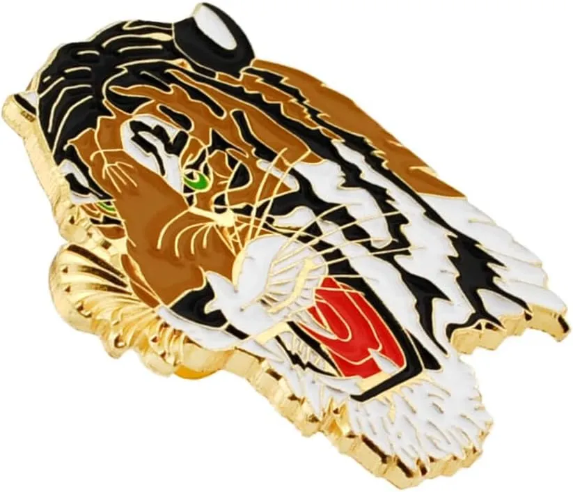 PinMart Gold and Colored Mascot Letterman's Jacket Lapel Pin