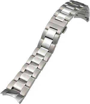 SERDAS Stainless Steel Curved End Watchband 22mm For Tissot 1853 V8 Series for T106.410 T106410 Band Watch Strap Men Women