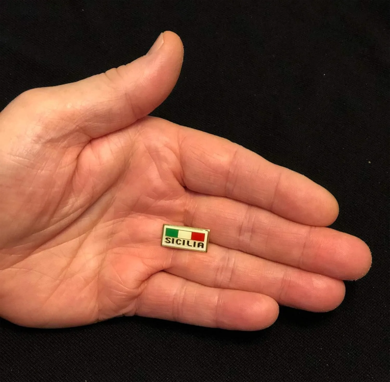 Sicilia Flag Italian Lapel Pin From Italy Collection of Italian Pride Products at PSILoveItaly