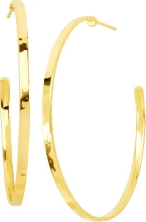 Silpada 'Circle Up' Hammered Hoop Earrings in Sterling Silver