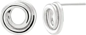 Silpada 'Karma Swirl' Stud Earrings in Sterling Silver