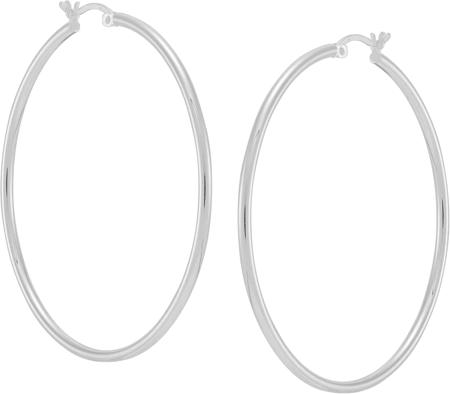 Silpada 'Mirrored Dreams' Hoop Earrings in Sterling Silver