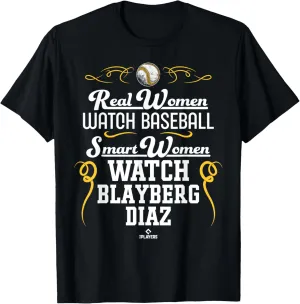 Smart Women Watch Blayberg Diaz Prospect Baseball Fan Gear T-Shirt
