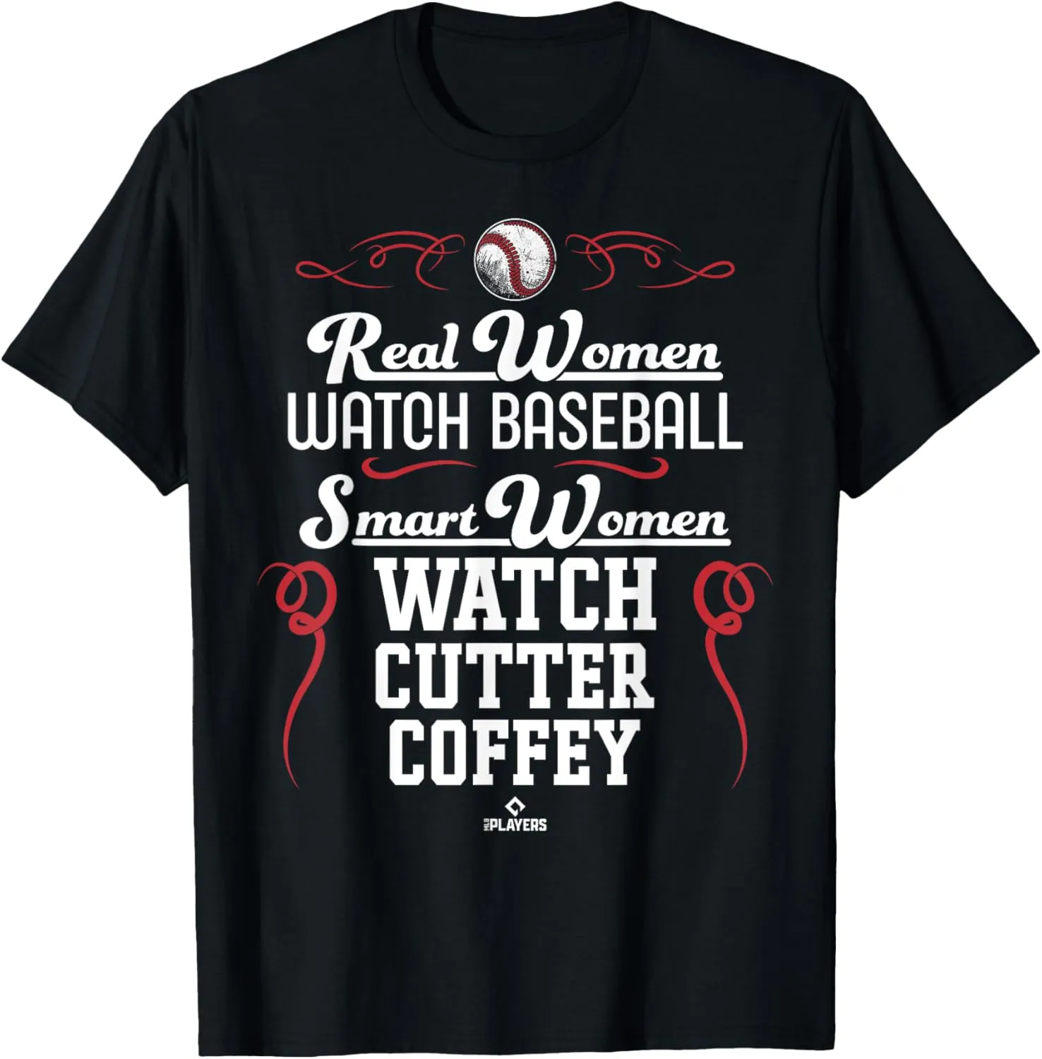 Smart Women Watch Cutter Coffey Prospect Baseball Fan Gear T-Shirt