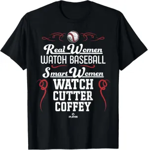 Smart Women Watch Cutter Coffey Prospect Baseball Fan Gear T-Shirt