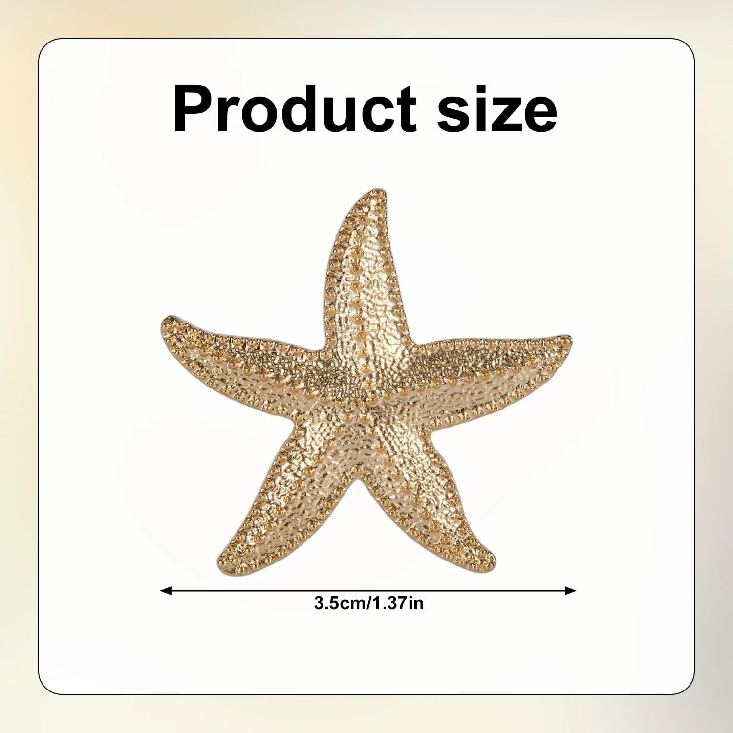 Starfish Earrings for Women, Gold Boho Large Starfish Earrings Studs Personalized Sea Star Studs Ocean Earrings for Girls Women Summer Beach Ocean Craft Jewelry Gift Accessories Decoration