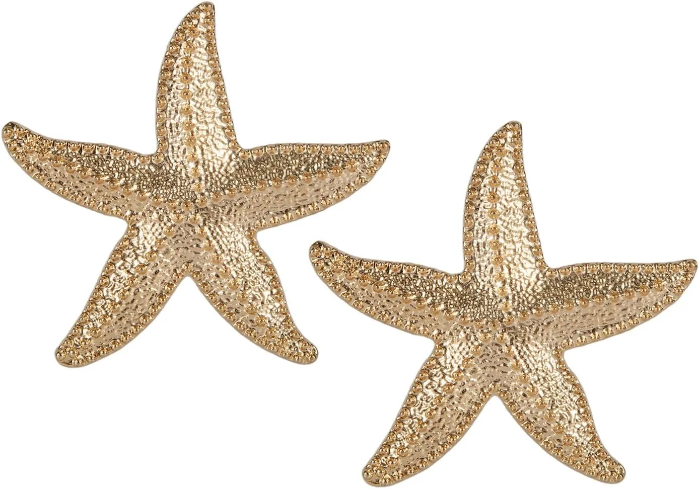 Starfish Earrings for Women, Gold Boho Large Starfish Earrings Studs Personalized Sea Star Studs Ocean Earrings for Girls Women Summer Beach Ocean Craft Jewelry Gift Accessories Decoration