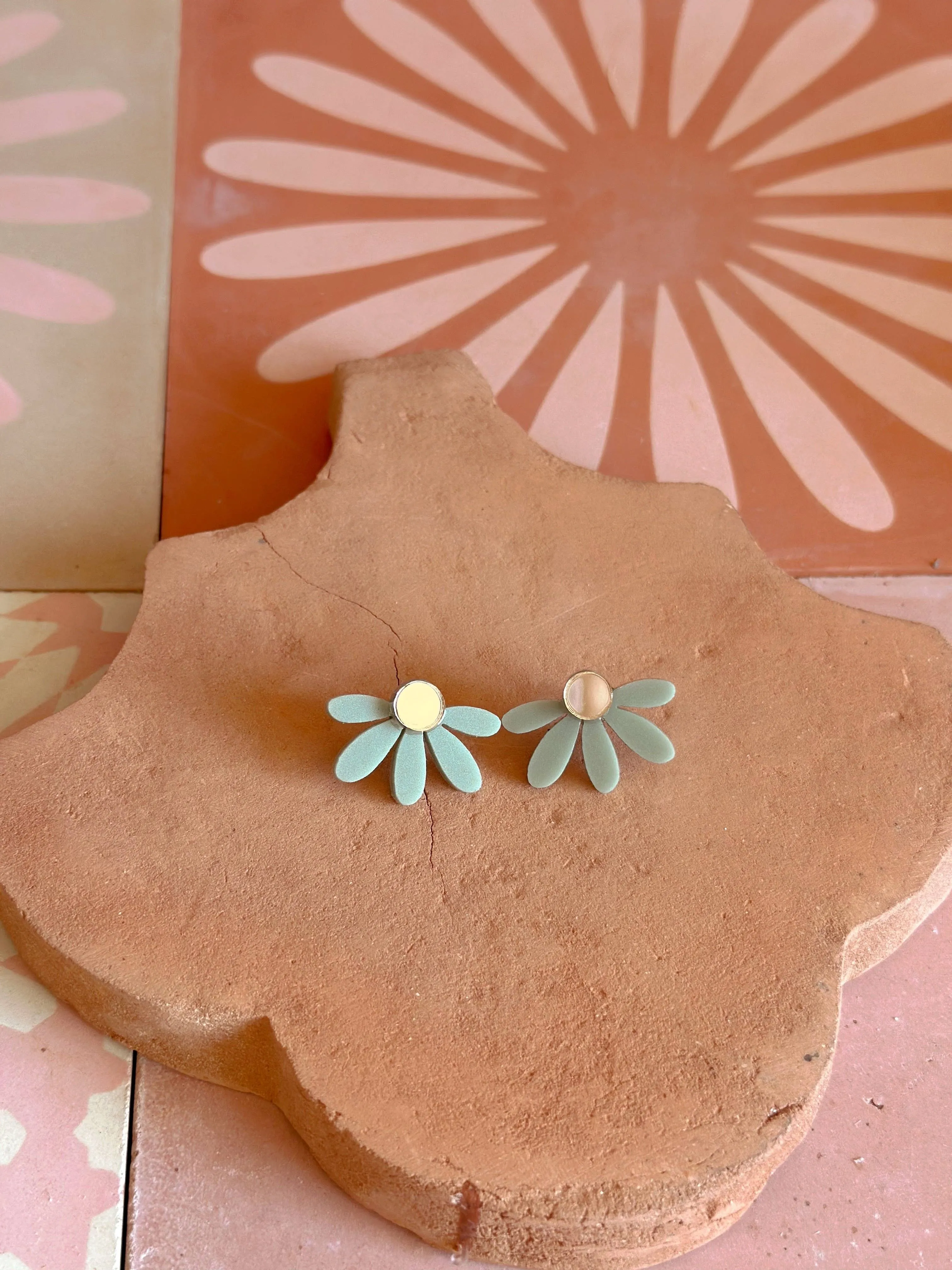 Stud Pack Trio | Sage   Gold |