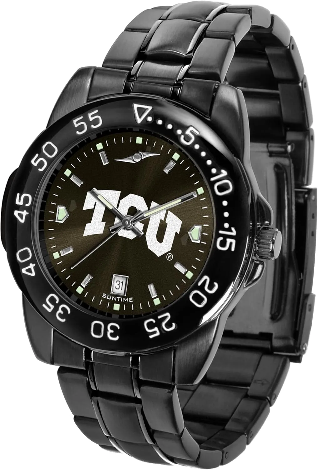 SunTime Men's Texas Christian Horned Frogs Fantomsport Watch