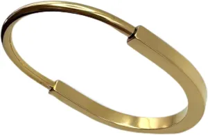 Unisex Vintage U Lock Bracelet, Gift, Lck Design,Lock Bangle,Stainless Steel 18K Gold/Silver Plated,Gift for Her&Him