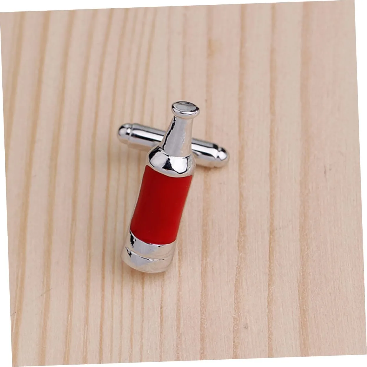 VALICLUD Wine Bottle and Glass Cufflinks Wine Glasses Bracelet Goth Tie Clips for Men Necklace Woman Jewelry