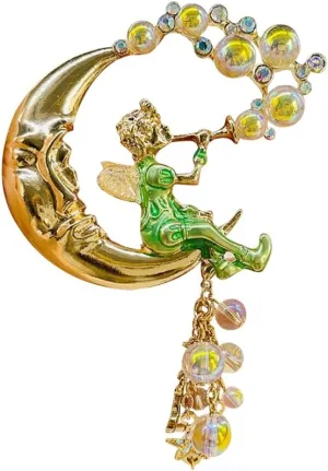 Versailles series Baroque Angel Brooches Pin for Women Men Girls Retro Court Bbadge Corsage Pin delicate accessory