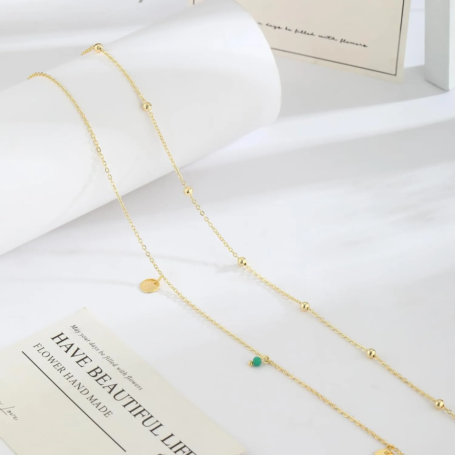 VIROMY Gold Waist Beads Chain for Women Waterproof Belly Chain Body Belt Chain Beach Accessories Body Women's Jewelry