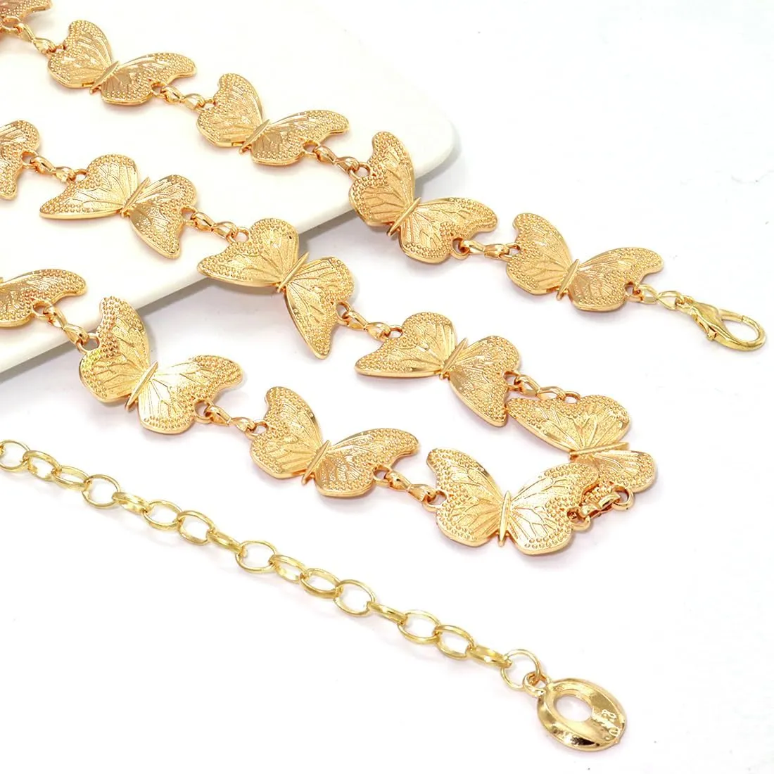 Waist Chain for Women Adjustable Belt Body Belly Chain for Dresses Jeans