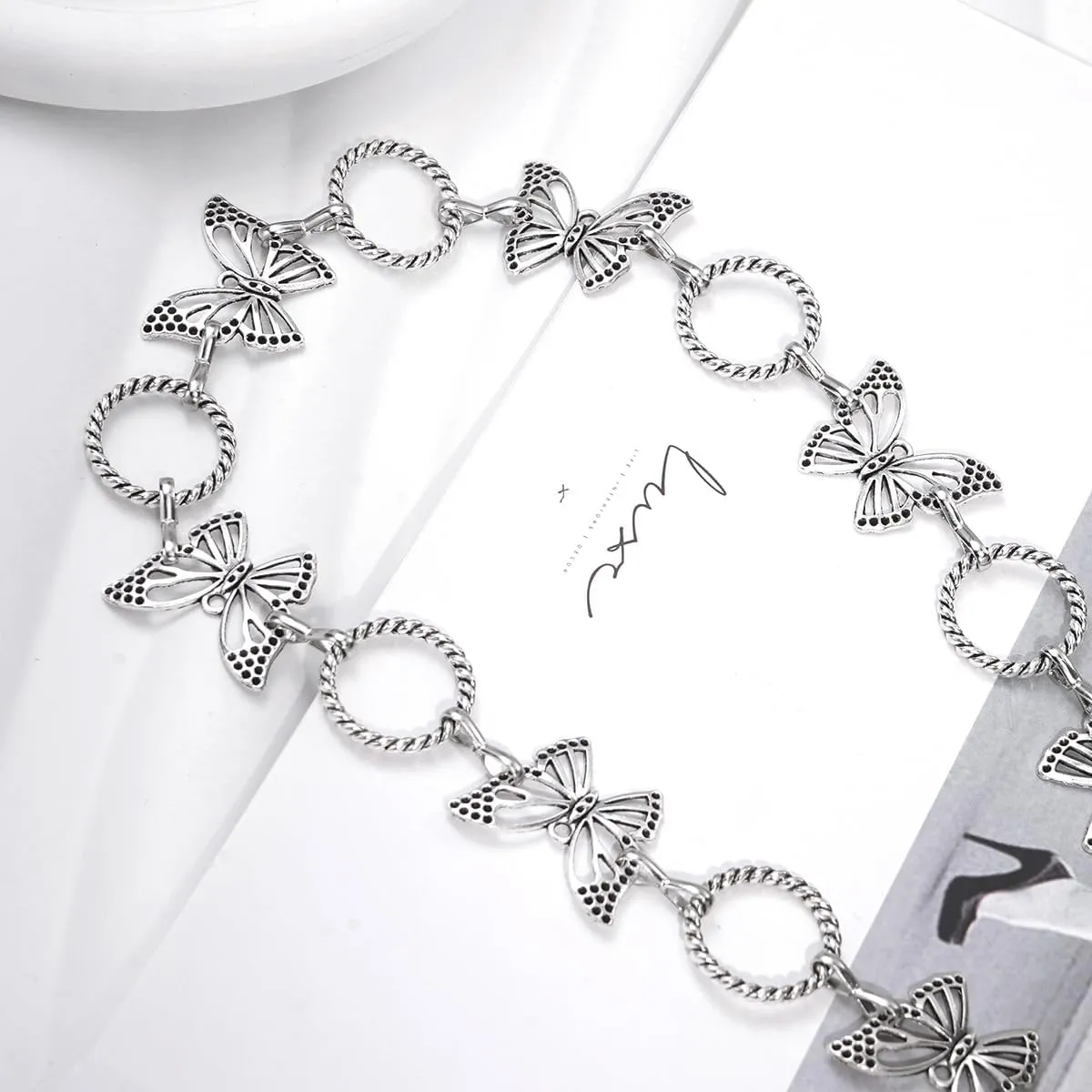 Waist Chain for Women Adjustable Belt Body Belly Chain for Dresses Jeans